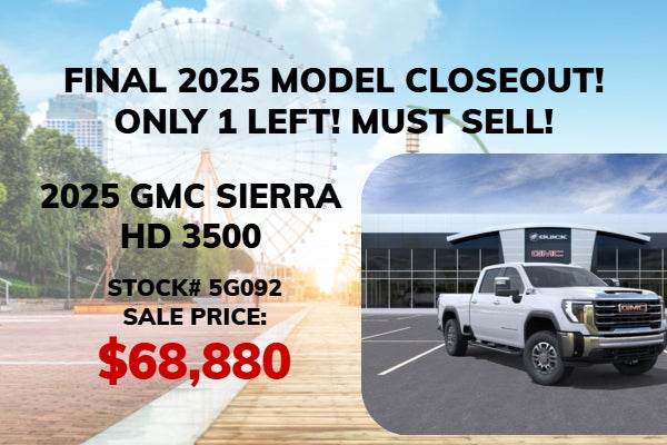 Final 2025 Model Closeout! Only 1 Left! Must Sell!